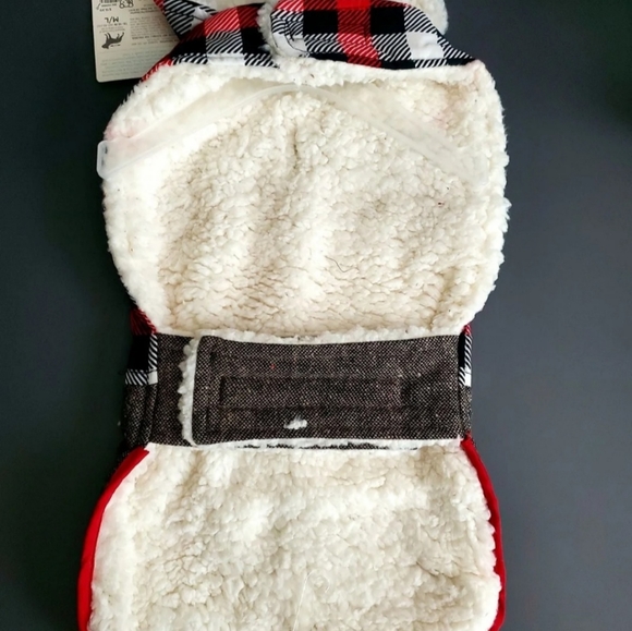 Dog Fleece-Lined Overcoat. M/L - Picture 2 of 4